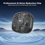 Fixser 2-in-1 Wireless Collar Mic – 2.4GHz Dual Lavalier with AI Noise Reduction, Magnetic Clips & USB-C Receiver - Image 6