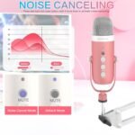 Purchase zealsound Gaming Condenser Microphone, Podcast Mic with Increase Arm for Telephone/PC/PS4/PS5, USB Microphone for Recording/YouTube/Streaming, Headphone Output, Mute Button, Echo Quantity Achieve Management (Pink) - Finest Worth India | AskMeFlash - Image 5