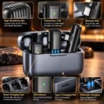 Eyetech J13 Dual Wireless Lavalier Microphone – Clip-On Mic with Charging Case for Camera & Smartphone, USB Type-C - Image 6
