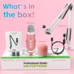 Purchase zealsound Gaming Condenser Microphone, Podcast Mic with Increase Arm for Telephone/PC/PS4/PS5, USB Microphone for Recording/YouTube/Streaming, Headphone Output, Mute Button, Echo Quantity Achieve Management (Pink) - Finest Worth India | AskMeFlash - Image 7