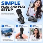 Purchase Wi-fi Clip Microphone for Social Media Movies Vlogging Tutorials and Presentation Recording - Finest Worth India | AskMeFlash - Image 3