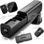 Fixser 2-in-1 Wireless Collar Mic – 2.4GHz Dual Lavalier with AI Noise Reduction, Magnetic Clips & USB-C Receiver - Image 9