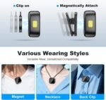 Fixser 2-in-1 Wireless Collar Mic – 2.4GHz Dual Lavalier with AI Noise Reduction, Magnetic Clips & USB-C Receiver - Image 5