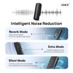 Purchase CAM-X AM-02 Twin Wi-fi Lavalier Mic with 60m Vary, USB-C Receiver, 600mAh Charging Case, Noise Discount Modes for Smartphones, Tablets, Laptops - Finest Value India | AskMeFlash - Image 8