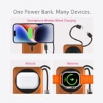 Beetel MagVibe WS10 4-in-1 MagSafe Power Bank – 10000mAh Magnetic Wireless Charger with Built-in Stand - Image 3