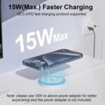 TNDAJI 3-Pack 15W Magnetic Wireless Charger Pads – Fast Charging for iPhone 12–17 Series & AirPods - Image 2