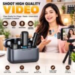 Eyetech J13 Dual Wireless Lavalier Microphone – Clip-On Mic with Charging Case for Camera & Smartphone, USB Type-C - Image 4