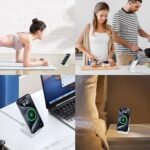 Sidpro 15W Fast Wireless Charging Stand for Google Pixel, Samsung Galaxy & iPhone – Dual-Coil, Qi Compatible - Image 6