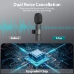Purchase Twin Wi-fi Lavalier Microphone for All Smartphones | Plug & Play Noise Cancellation Collar Mic Set with Receiver | Transportable Wi-fi Mic for Interviews, Vlogs, YouTube, Reels, TikTok - Greatest Worth India | AskMeFlash - Image 4