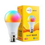 Purchase wipro 9W Bluetooth Enabled Good Bulb B22 | 16 million Colors | White Tunable (Heat, Impartial & Cool White) | Dimmable | App-Management | Music Sync | Schedule & Scenes | Pack of 1 – Finest Value India | AskMeFlash