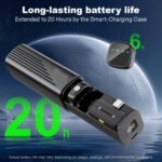 Fixser 2-in-1 Wireless Collar Mic – 2.4GHz Dual Lavalier with AI Noise Reduction, Magnetic Clips & USB-C Receiver - Image 8