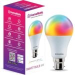 Purchase HomeMate Wi-Fi RGB+CCT Good LED Bulb | 9 Watt, Music Sync | Final State Reminiscence | 16 Million Colours | Heat and Cool White | Suitable with Alexa, Google Assistant & Siri (Base B22) – Finest Worth India | AskMeFlash