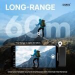 Purchase CAM-X AM-02 Twin Wi-fi Lavalier Mic with 60m Vary, USB-C Receiver, 600mAh Charging Case, Noise Discount Modes for Smartphones, Tablets, Laptops - Finest Value India | AskMeFlash - Image 6