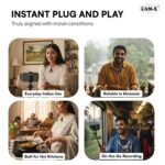 Purchase CAM-X AM-02 Twin Wi-fi Lavalier Mic with 60m Vary, USB-C Receiver, 600mAh Charging Case, Noise Discount Modes for Smartphones, Tablets, Laptops - Finest Value India | AskMeFlash - Image 7