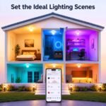Zeswin 9W B22 Wi-Fi Smart LED Bulb – 16M Colours, Music Sync, Alexa & Google Assistant (Pack of 1) - Image 5