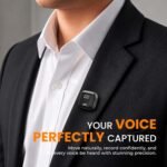 Purchase MAK Twin Sensible AI ANC Wi-fi Lavalier Microphone with Fur Windshield | Plug & Play Clip-On Mic for Vlogging, YouTube, Podcasts, Interviews, Reside Streaming | Android & iOS. - Greatest Value India | AskMeFlash - Image 3
